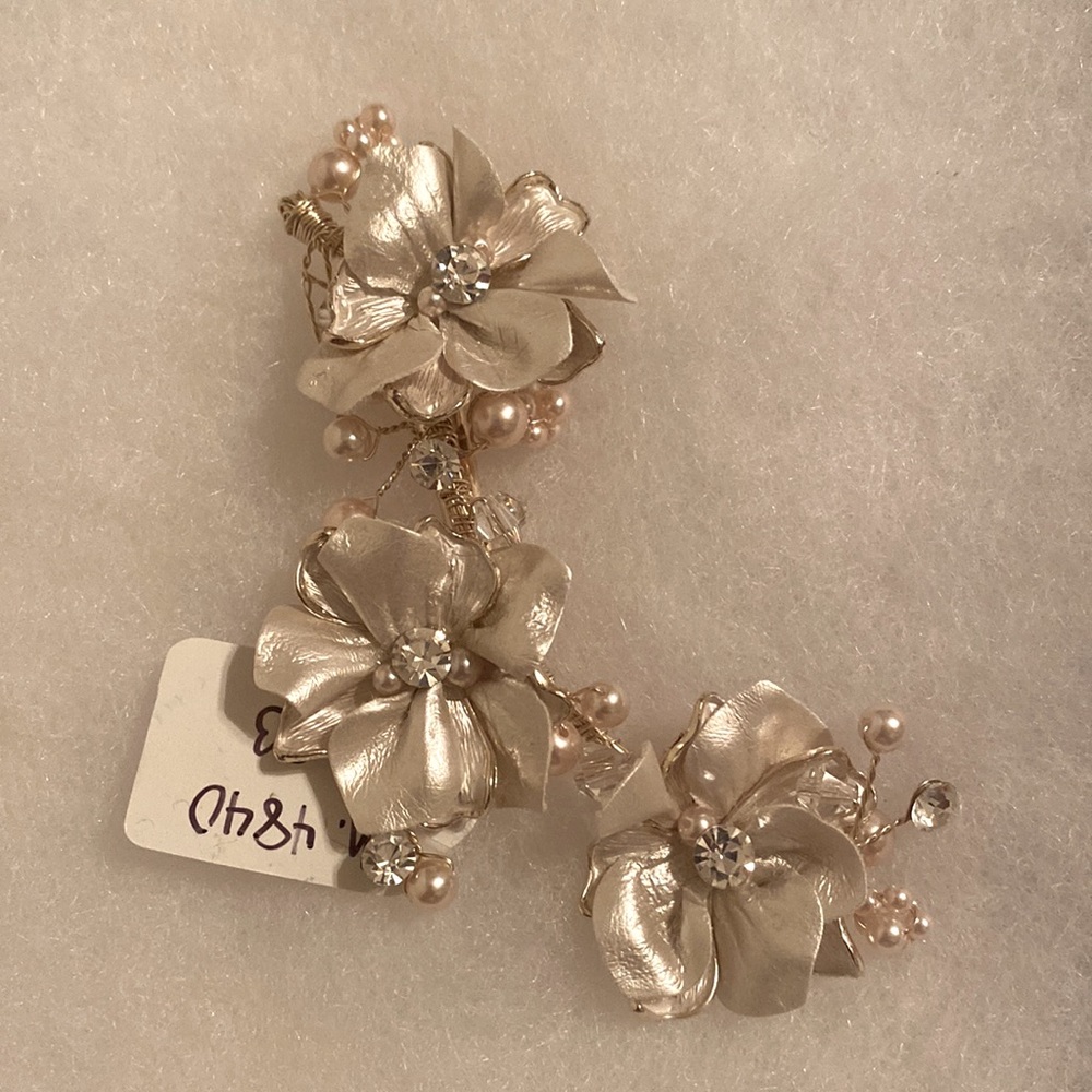 Flower Wedding Bridal Clip